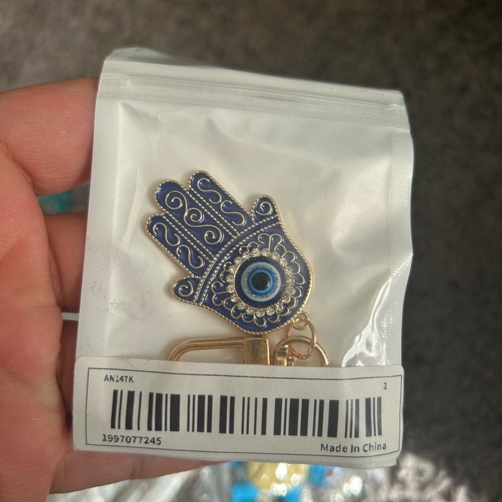 Keychain evil eye